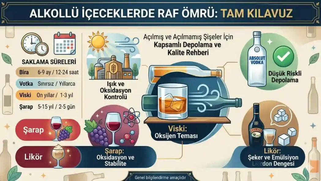 Alkollü İçeceklerde Raf Ömrü