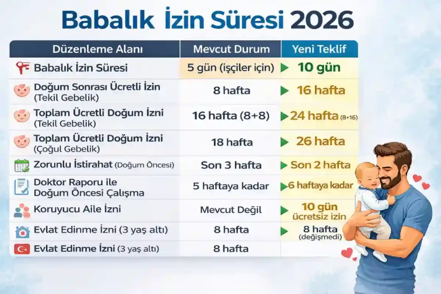 Babalık İzin Süresi 2026