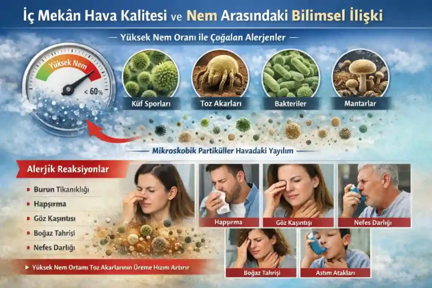 İç Mekân Hava Kalitesi ve Nem Arasındaki Bilimsel İlişki