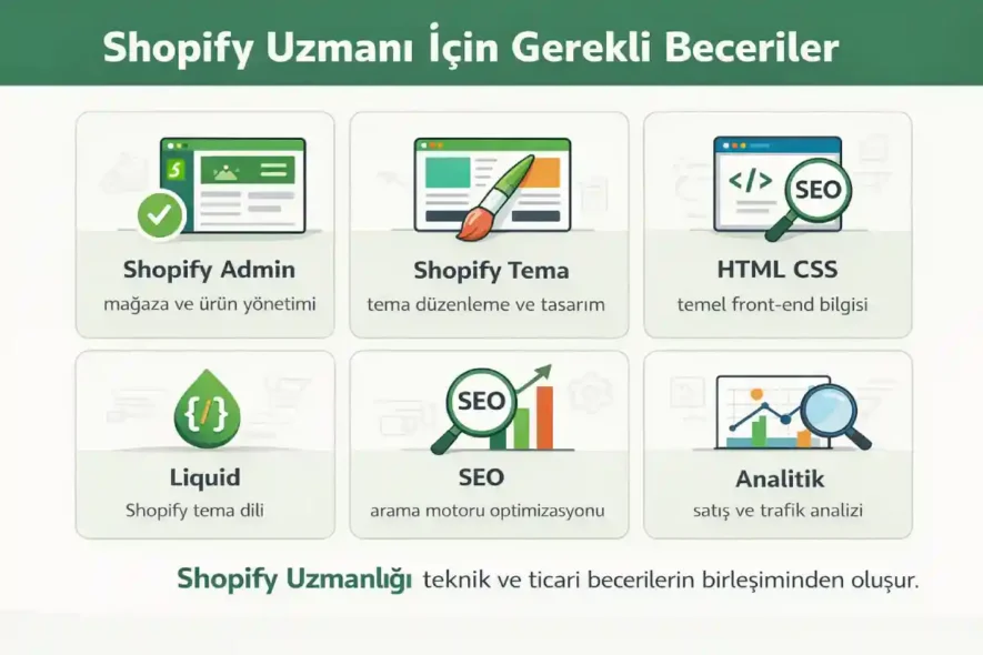 Shopify Uzmanı İçin Gerekli Beceriler