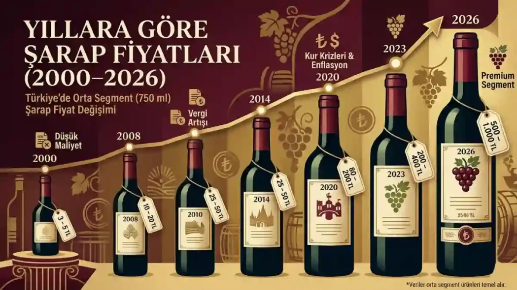 Yıllara Göre Şarap Fiyatları