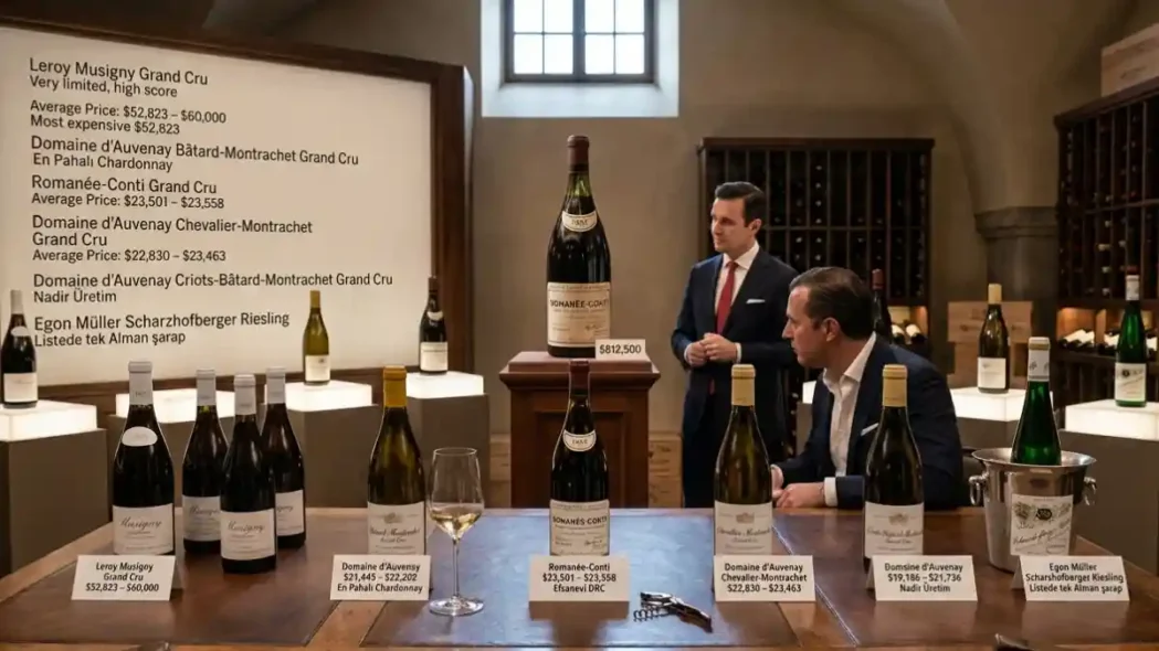 2026’da En Pahalı Şaraplar