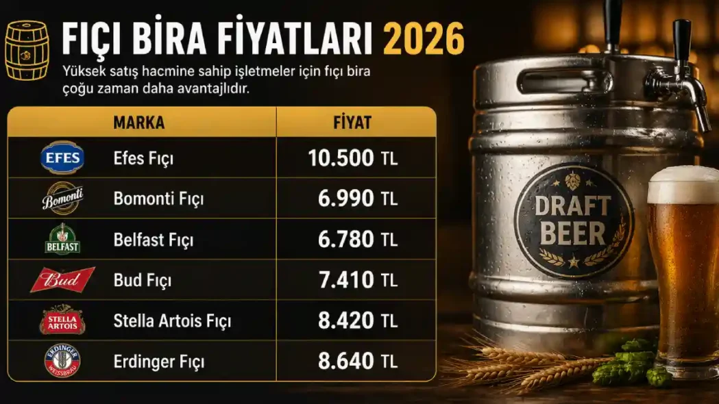 fıçı bira fiyatları