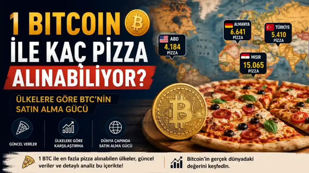 1 Bitcoin ile Kaç Pizza Alınabiliyor