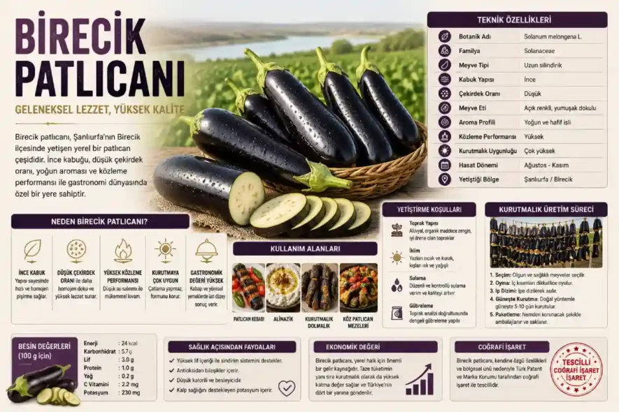 Birecik Patlıcanı Nedir?