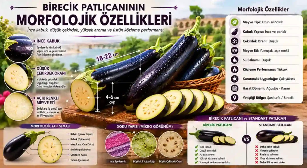 Birecik Patlıcanının Morfolojik Özellikleri