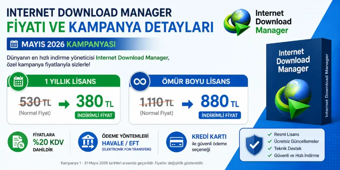 Internet Download Manager Fiyatı