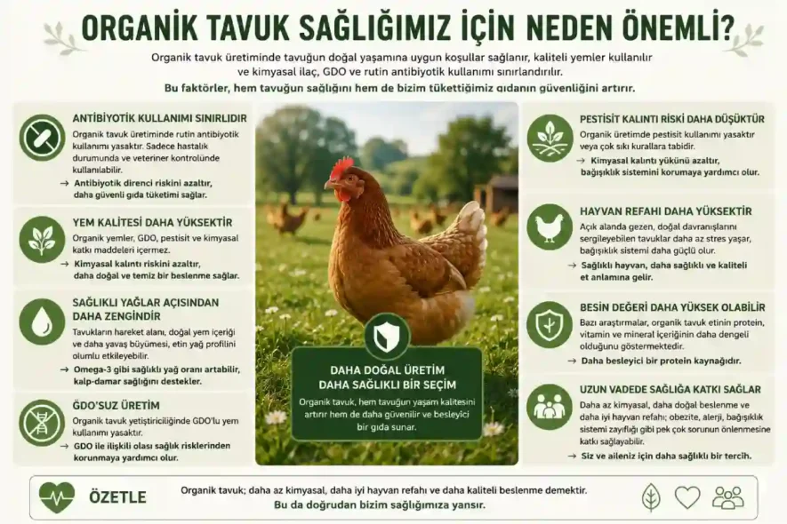 Organik tavuk sağlığımız için neden önemli?