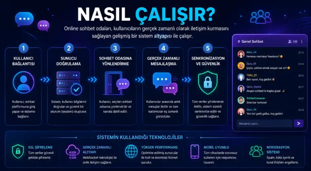 Sohbet Odaları Nasıl Çalışır