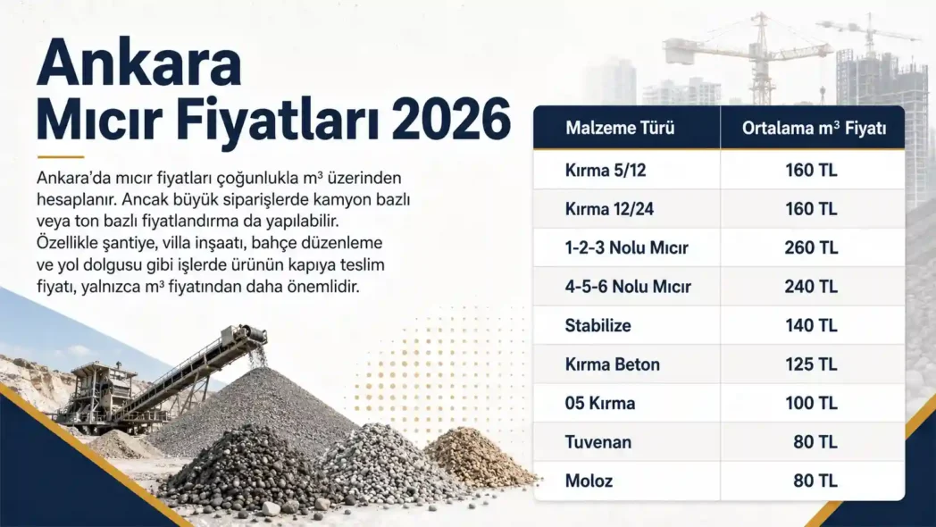 Ankara Mıcır Fiyatları
