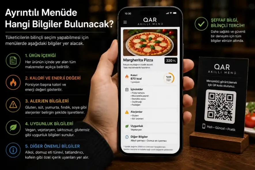 Ayrıntılı Menü Bilgileri
