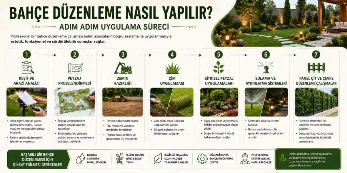 Bahçe Düzenleme Nasıl Yapılır