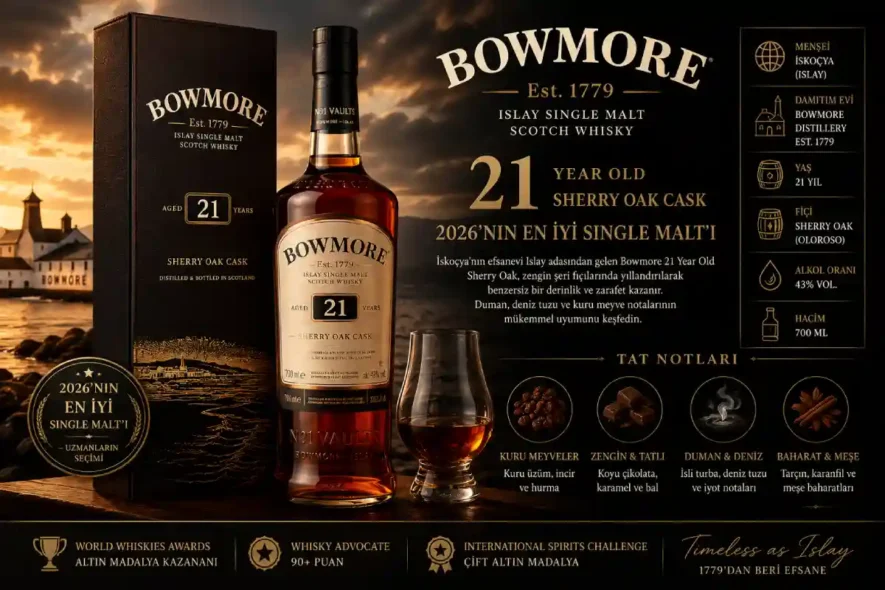 Bowmore 21 Year Old Sherry Oak