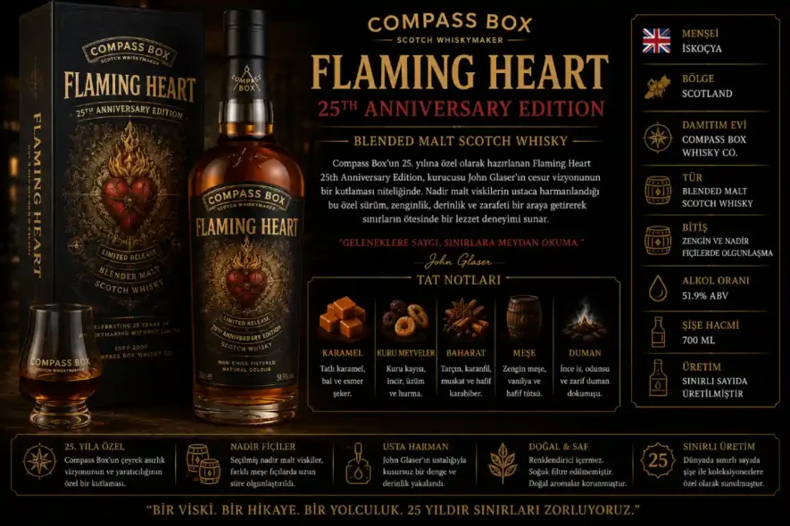 Compass Box Flaming Heart 25th Anniversary Edition
