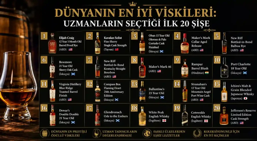 Dünyanın En İyi Viskileri