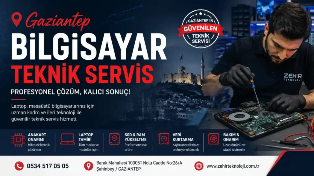 Gaziantep Bilgisayar Teknik Servis
