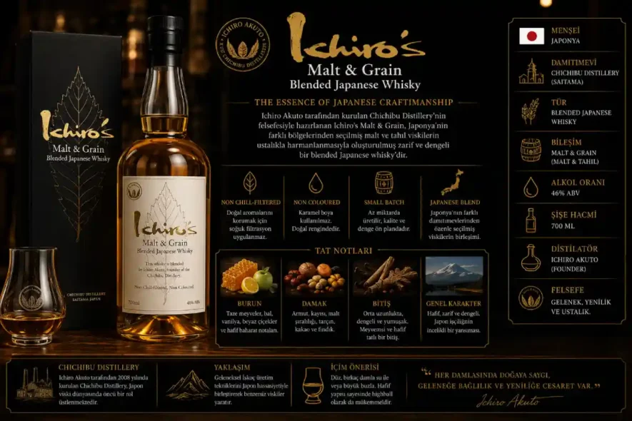 Ichiro's Malt & Grain Blended Japanese Whisky