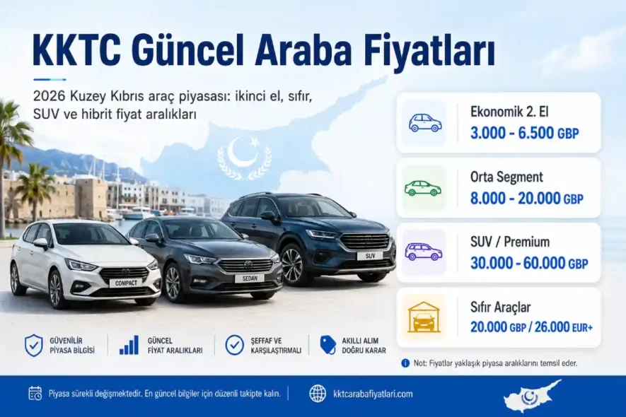 KKTC Güncel Araba Fiyatları