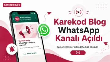 Karekod Blog WhatsApp kanalı