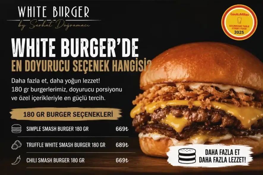 White Burger’de En Doyurucu Seçenek