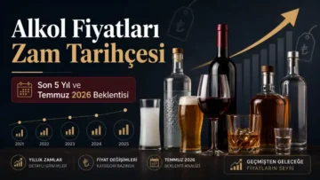 alkol fiyatları zam tarihçesi