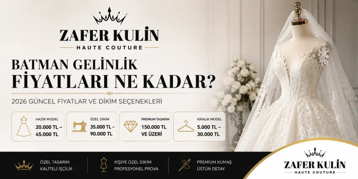 Batman’da Gelinlik Fiyatlarını Belirleyen Teknik Faktörler