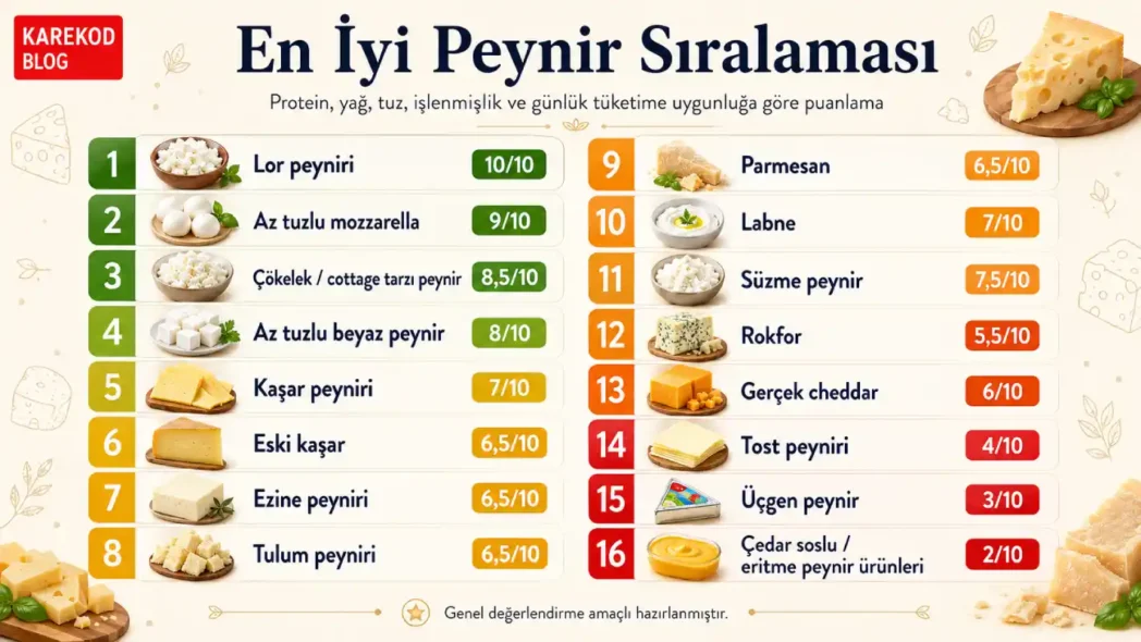 En İyi Peynir Sıralaması