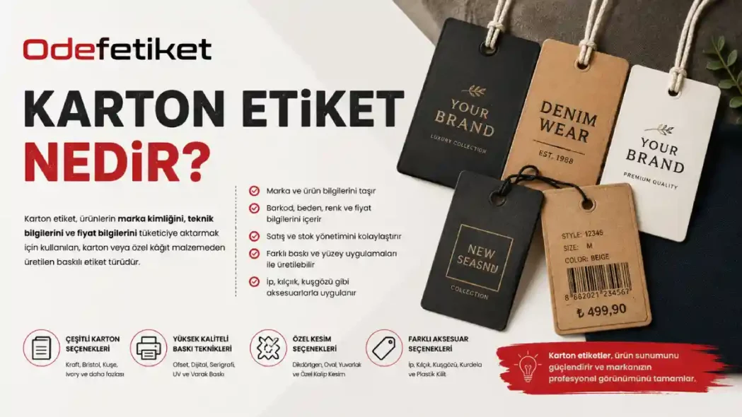 Karton Etiket Nedir