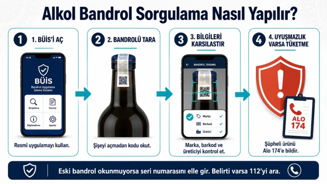 Alkol Bandrol Sorgulama Nasıl Yapılır