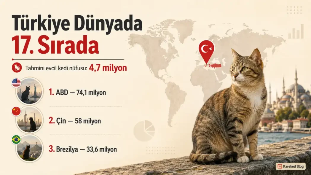 Dünyada En Çok Kedi Bulunan Ülkeler