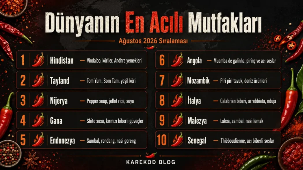 Dünyanın En Acılı Mutfakları