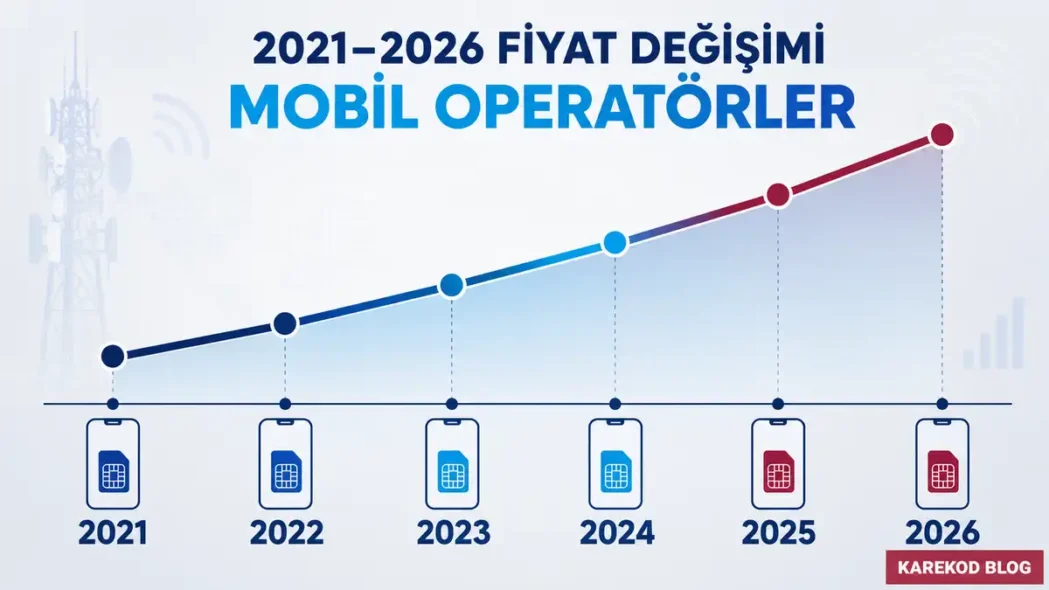 Yıllara Göre Operatör Fiyatları