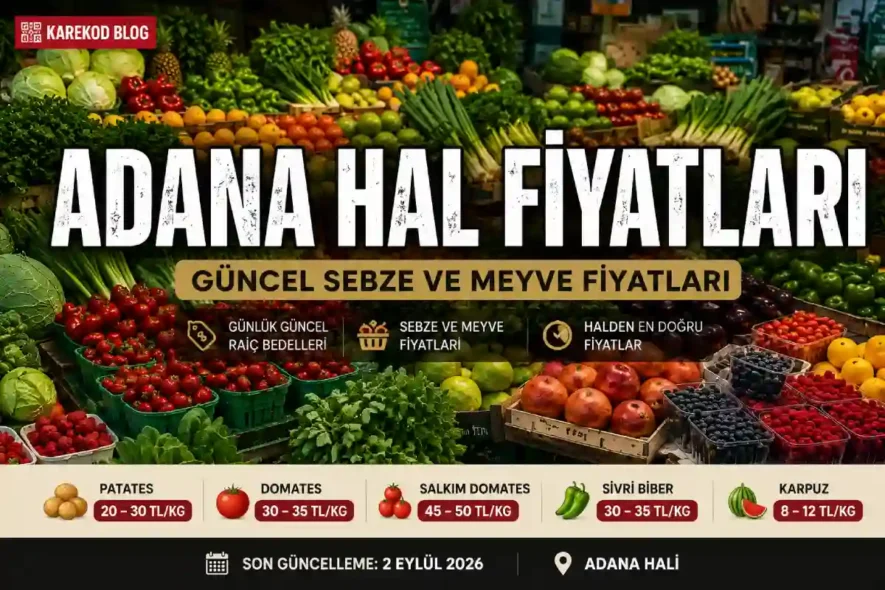 Adana Hal Fiyat Listesi