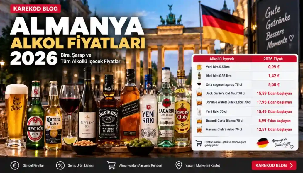 Güncel Almanya Alkol Fiyatları