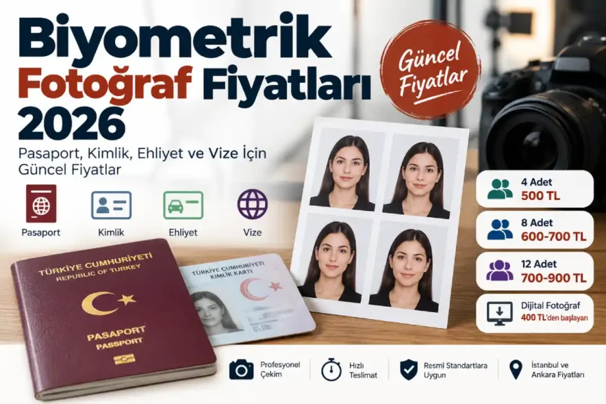 Biyometrik Fotoğraf Fiyat Listesi