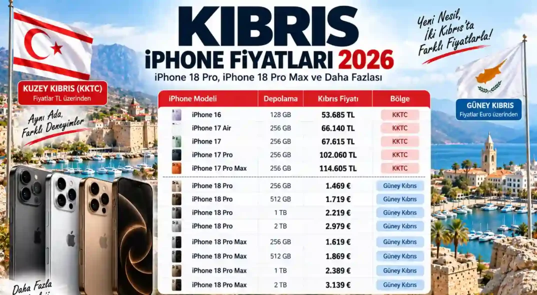 Güncel Kıbrıs iPhone Fiyatları