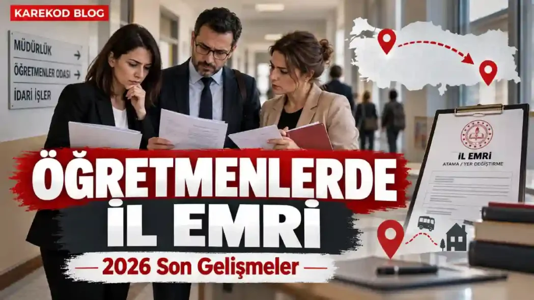 Öğretmenlerde İl Emri
