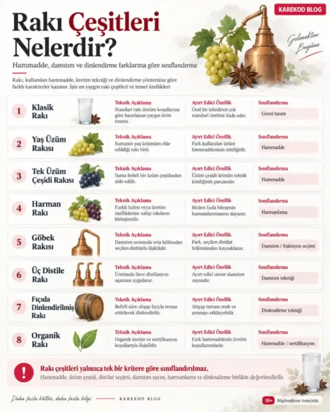 Rakı çeşitleri