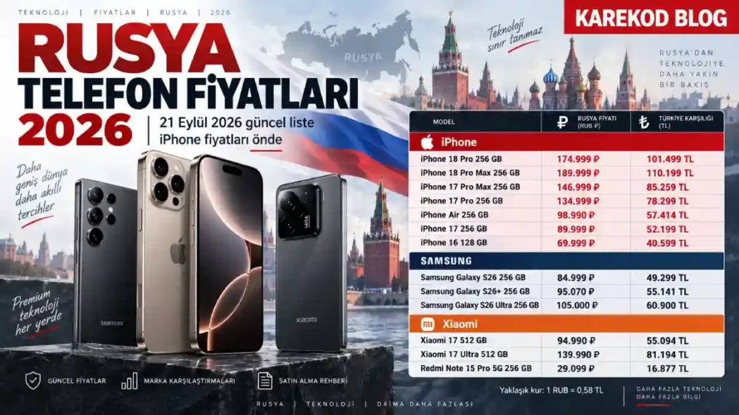 Rusya Telefon Fiyatları