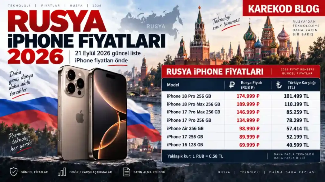 Rusya iPhone Fiyatları