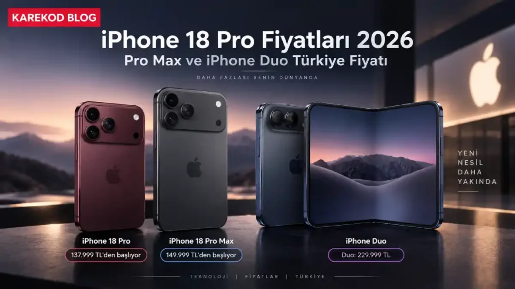 iPhone 18 pro fiyatları