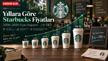 yıllara göre Starbucks kahve fiyatları