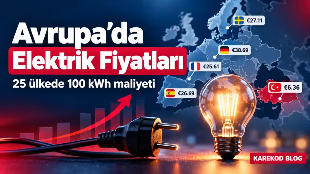 Avrupa’da Elektrik Fiyatları Haritası