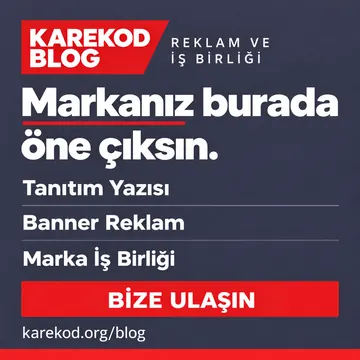 Karekod Blog: Tanıtım Yazısı, Banner Reklam, Marka İş Birliği — Bize ulaşın