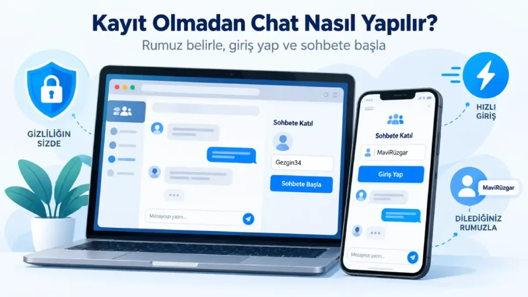 Kayıt Olmadan Chat Nasıl Yapılır?