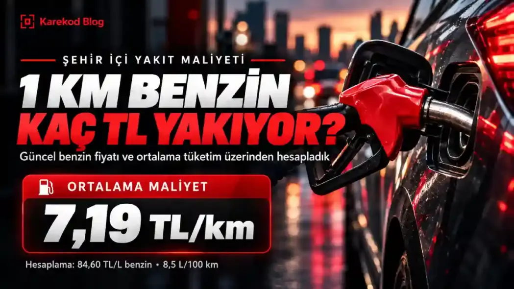Şehir İçi Benzin Maliyeti