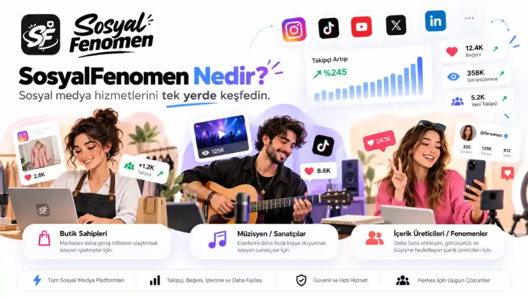Sosyal Medya Büyüme Rehberi SosyalFenomen