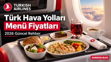 Türk Hava Yolları menü fiyatları