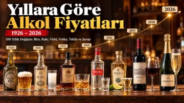 Yıllara Göre Alkol Fiyatları